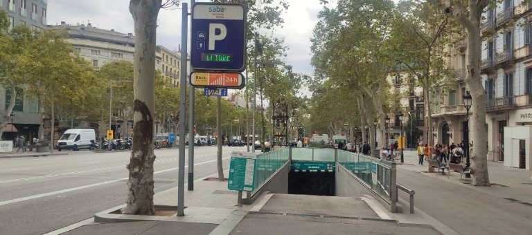 Parking Bamsa Passeig de Gràcia - La Pedrera Barcelona